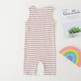 thumbnail image 3 of Toddler Kid Jumpsuit Pants Clothes Infant Baby Boys Girls Sleeveless Stripe Print Romper Jumpsuit Summer Jumpsuit For Girls Boys, 3 of 9
