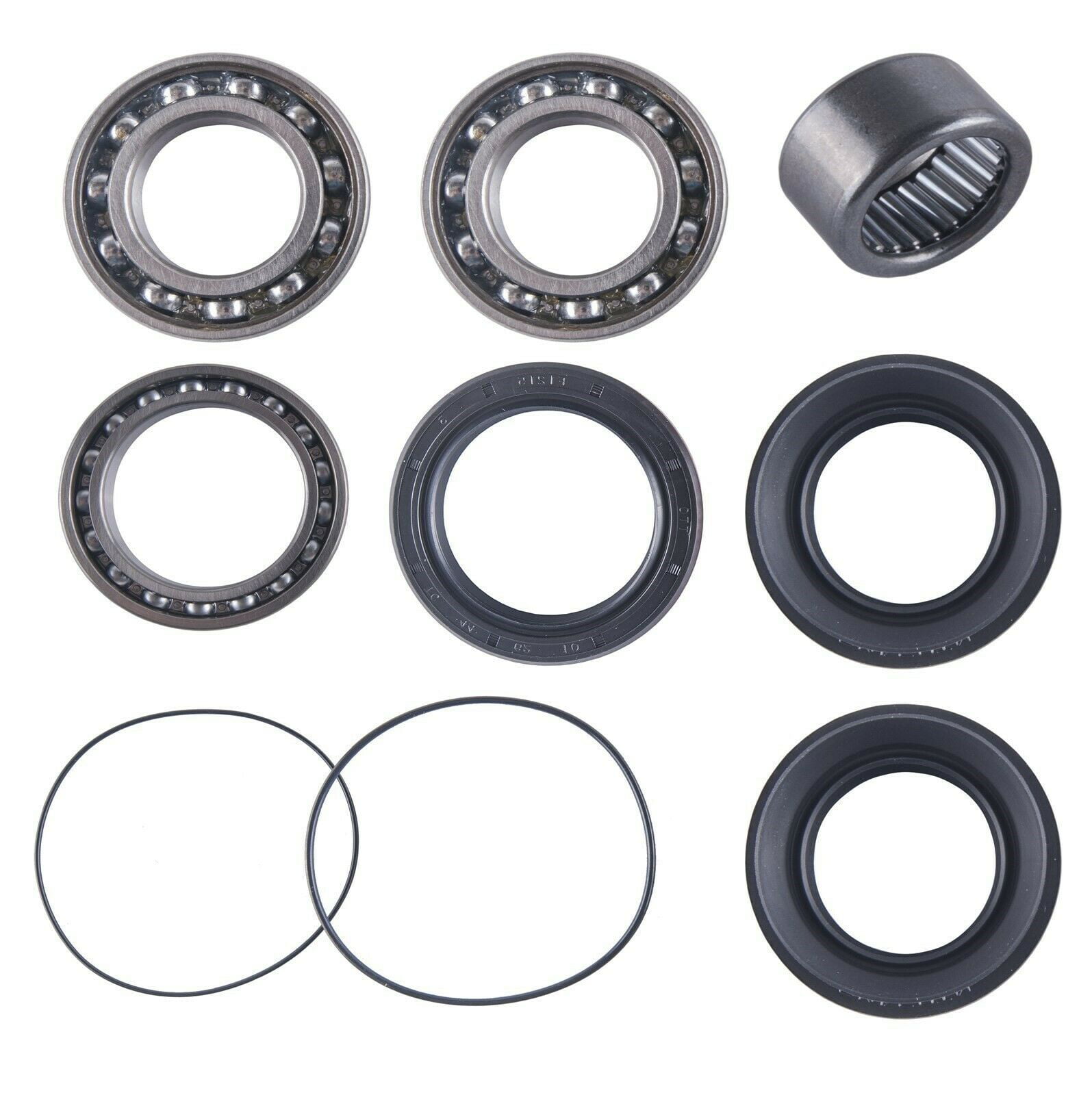 East Lake Axle front differential bearing & seal kit compatible with Yamaha 350/450 Grizzly 2007 2008-2014 