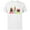 White, variant on Disney and Pixar’s Cars Christmas Holiday Nutcrackers - Short Sleeve Cotton T-Shirt for Adults - Customized-Black