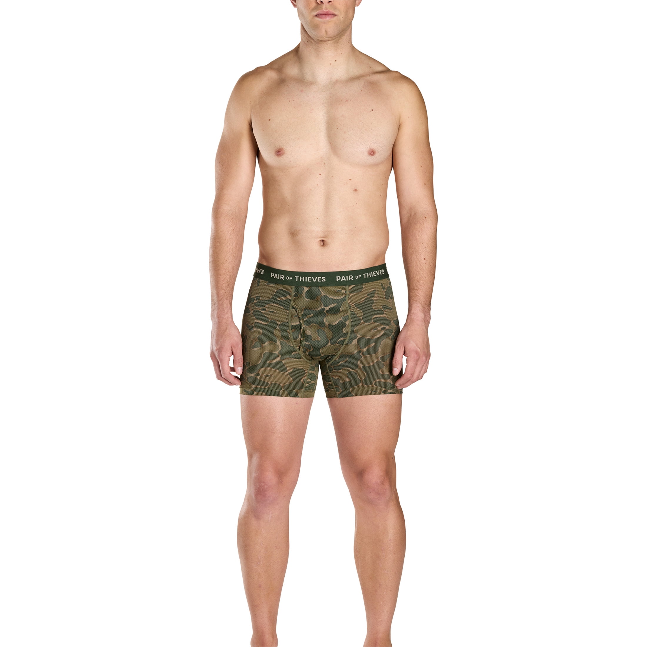 SuperFit Mesh Boxer Brief Olive 2pk L