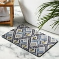 thumbnail image 5 of High-End Tribal Style Bath Rug Runner, 20x32 in - Non-Slip. Soft Luxury Microfiber Bath Mat, Machine-Washable. Ideal for Tub & Shower. Elevates Your Bathroom Décor with Comfort & Style, 5 of 5