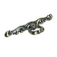 thumbnail image 2 of Utopia Alley 25pcs Vallia Cabinet Ring Pull Knob - Decorative Cabinet Drop Pull Knobs for Cabinets and Drawers - Vintage Cabinet Hardware with Hand Finished Antique Brass - Pull Knobs 4.4", 2 of 6