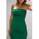 thumbnail image 5 of Vestido PRETTYGARDEN Mujer Maxi Strapless Ajustado Verde M, 5 of 7