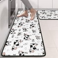 thumbnail image 2 of Kitchen Rugs Sets Of 2,White Cow Milk Cow Pattern Anti Fatigue Kitchen Mat Rugs Non Slip Washable,Decorative Kitchen Floor Mats for Kitchen,Sink,Laundry,17"x47"+17"x47", 2 of 5