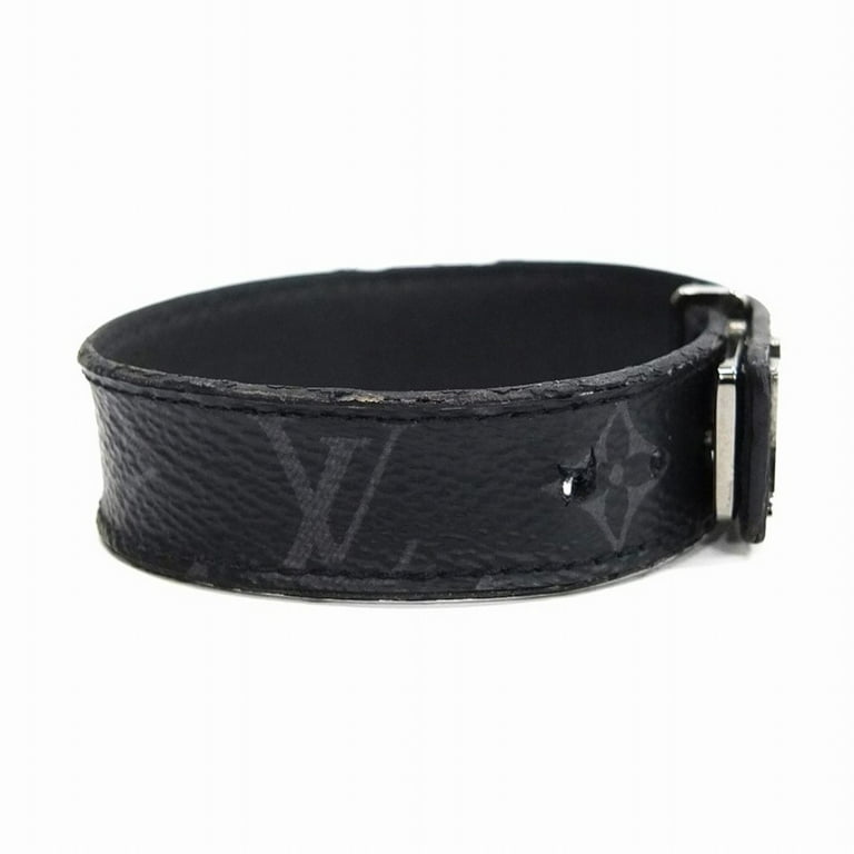 LOUIS VUITTON LV Leather & Blue Bracelet - Pre owned