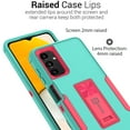 thumbnail image 4 of CoverON For Samsung Galaxy A13 5G Case, Military Grade Heavy Duty Full Body Phone Kickstand Cover - Teal, 4 of 8
