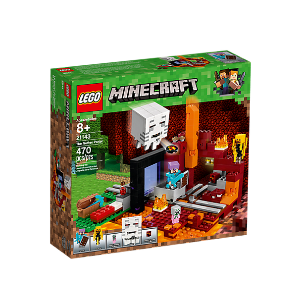 Lego N 21143 Minecraft The Nether Portal Walmart Com Walmart Com