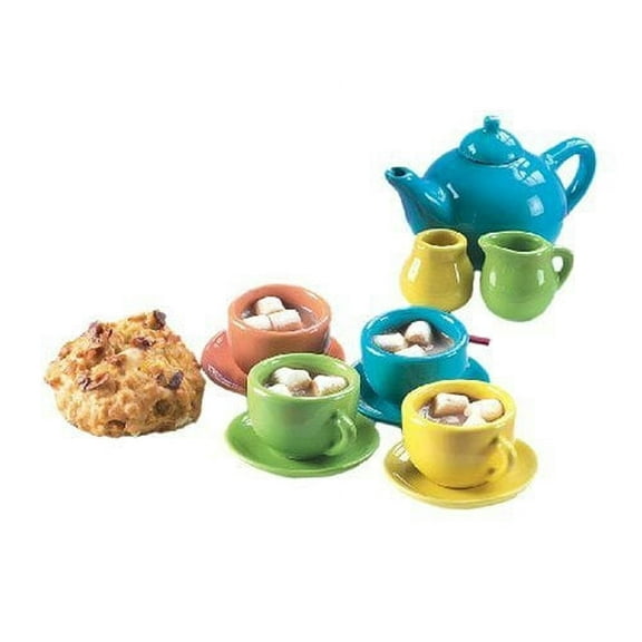 Small World Toys Living It's a Party Porcelain 12-pc Miniature Tea Set