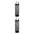 thumbnail image 3 of Billuyoard Soporte para bolsa de comestibles, 12L, para colgar en la pared, calcetines de cocina, dispensador de bolsas de almacenamiento, organizador de Negro 2piezas Billuyoard CBP285010, 3 of 5