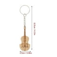 thumbnail image 3 of 5pcs Musical Instrument Keychains Decorative Key Rings Keychain Accessories,, 3 of 7