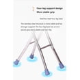 thumbnail image 4 of Heavy Duty Folding Cane with Seat for Seniors – 286 lbs Capacity Adjustable Walking Stick Chair – Lightweight Collapsible Cane with Seat for Elderly Travel – Portable Cane Stool, 4 of 9