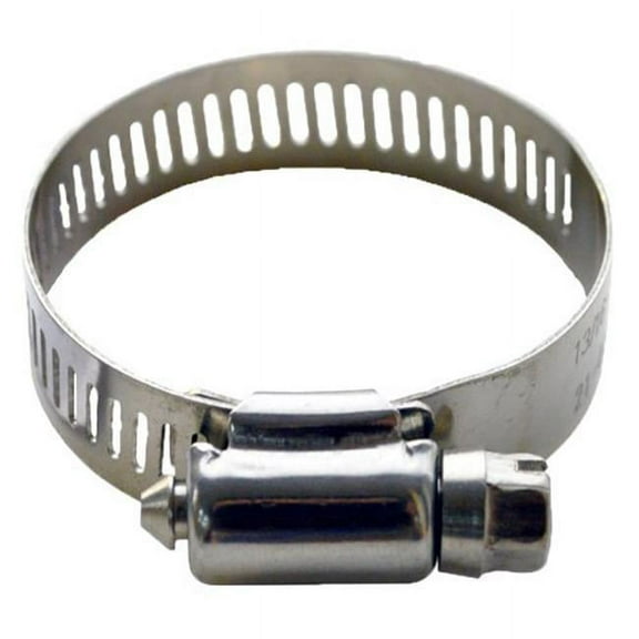 HOSE CLAMP #6, SS, 3/8IN X 7/8IN, MICRO GEAR, BULK