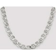 thumbnail image 5 of Sterling Silver 12.3mm Flat Anchor Chain (20 X 12.3) Made In Italy qlfa250-20, 5 of 5