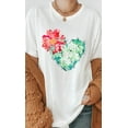 thumbnail image 5 of Blooming Cactus Stuck on You PLUS SIZE Graphic Tee T-Shirt, 5 of 6