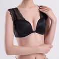 thumbnail image 5 of FcBaudy Bras for Women Everyday Bras Ladies' Lightweight Front Button With Small Floral Patterns Gathered With Steel Rings Thin Straps Back Button Bra Women bra, 5 of 5