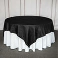 thumbnail image 5 of Efavormart 90"X90"  Black Accordion Crinkle Taffeta Table Overlay - Perfect for Wedding Ceremonies, Party, Event, Banquet, and Decoration - Excellence of Class and Vibrancy - Imperial Luster, 5 of 10