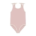 thumbnail image 2 of ‌LYMAYTER Baby Girls Toddler Sleeveless Swimwear Infant Beach Bikini One-Piece Summer‌ one-piece swimsuit, 2 of 8