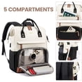 thumbnail image 2 of Mochila para portátil LOVEVOOK Work Business de 17 pulgadas para mujer, 2 of 6