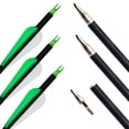 thumbnail image 2 of Runzkzy 6/12PCS Arrow 31.5 inch Mixed Carbon Arrow Bow Compound Bow Shooting Hunting Practice, 2 of 12