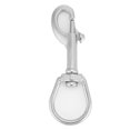 thumbnail image 1 of Accesorio de buceo con gancho giratorio de una sola cabeza de acero inoxidable 316 (100 mm, blanco), 1 of 10
