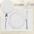 thumbnail image 3 of Ambesonne Lilac Place Mats Set of 4, Grunge 17, Standard Size, Lilac and Black, 3 of 6