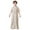 Solid Color, variant on MEZZALL Toddler Boys Retro Arab Solid Color Thobe Long Sleeve Kaftan Embroidered Robe Arabic Abaya Thobe Trendy, 5-6 Years