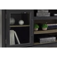 thumbnail image 3 of Bowery Hill Wood TV Stand TVs up to 95" in Grayish Brown and Black, 3 of 8