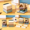 thumbnail image 3 of 3D Memo Pads Paper Carving Art 3D Non-Sticky Notes Note Pads бν .τ U2Q8, 3 of 6