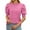 Sweater 300# Hot Pink, variant on oqasdz Women Sweaters Short Sleeve Sweater with Round Neck and Puff Sleeves Solid Color Knit Top Casual Cozy Soft
