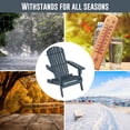 thumbnail image 6 of FDW 2 Pack Folding Adirondack Chair Wood Porch Chair Weather Resistant Lawn Chair Pinewood Patio Chairs with Wood Texture for Patio Garden Lawn Backyard Deck Pool Beach Firepit,Navy Color, 6 of 7
