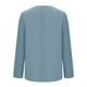 thumbnail image 5 of Blazer de moda para mujer, blusas de color liso, manga larga, cuello en V, chaqueta de traje informal, blusa de poliéster para mujer, 5 of 6