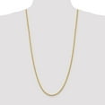 thumbnail image 5 of Auriga Fine Jewelry 14K Yellow Gold 3.65 mm Regular Rope Chain Necklace for Women 30", 5 of 6