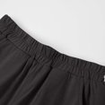 thumbnail image 4 of Cethrio Girls Cotton Shorts, Above the Knee School Relaxed Fit Elastic Waist Summer Shorts Black Size 6, 4 of 5