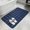 Blue, variant on Brown Gingham Washable Area Rugs for Living Room Bedroom, Large Non Slip Indoor Floor Carpet Absorbent Low Pile Modern Minimalist Geometric Plaid Door Mat Rugs for Bathroom Entryway 63"x90.6"