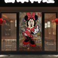 thumbnail image 4 of Cortina de puerta de Minnie Mouse, cortina opaca para puerta de 34 x 57 pulgadas, cortina divisoria de privacidad para decoración del hogar, dormitorio, cocina, 2 paneles, 4 of 6