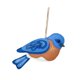 thumbnail image 4 of Adorno de pájaro de fieltro, adorno navideño, decoración del hogar, accesorios de fotos, decoración colgante para árbol de Navidad Azul, 4 of 9