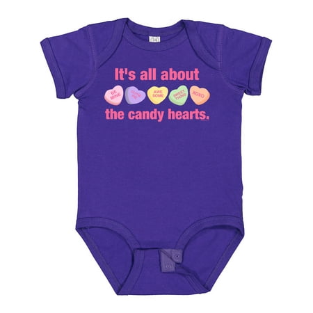 

Inktastic Candy Hearts II Gift Baby Girl Bodysuit