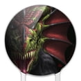 thumbnail image 3 of Acrylic Evil Dragon Lair of Shadows Fantasy Cake Topper Party Decoration for Wedding Anniversary Birthday Graduation, 3 of 7