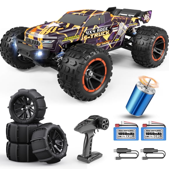 Coche RC HAIBOXING 16890A escala 1/16 4X4 sin escobillas 48 KM/H