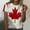3-Orange, variant on Womens Maple Leaf Print T Shirt Short Sleeve Crewneck Casual Autumn Graphic Tee Tops Loose Fit Trendy Blouse
