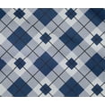 thumbnail image 4 of oneOone Cotton Flex Navy Blue Fabric Argyle Check Quilting Supplies Print Sewing Fabric By The Yard 40 Inches Wide, 4 of 4