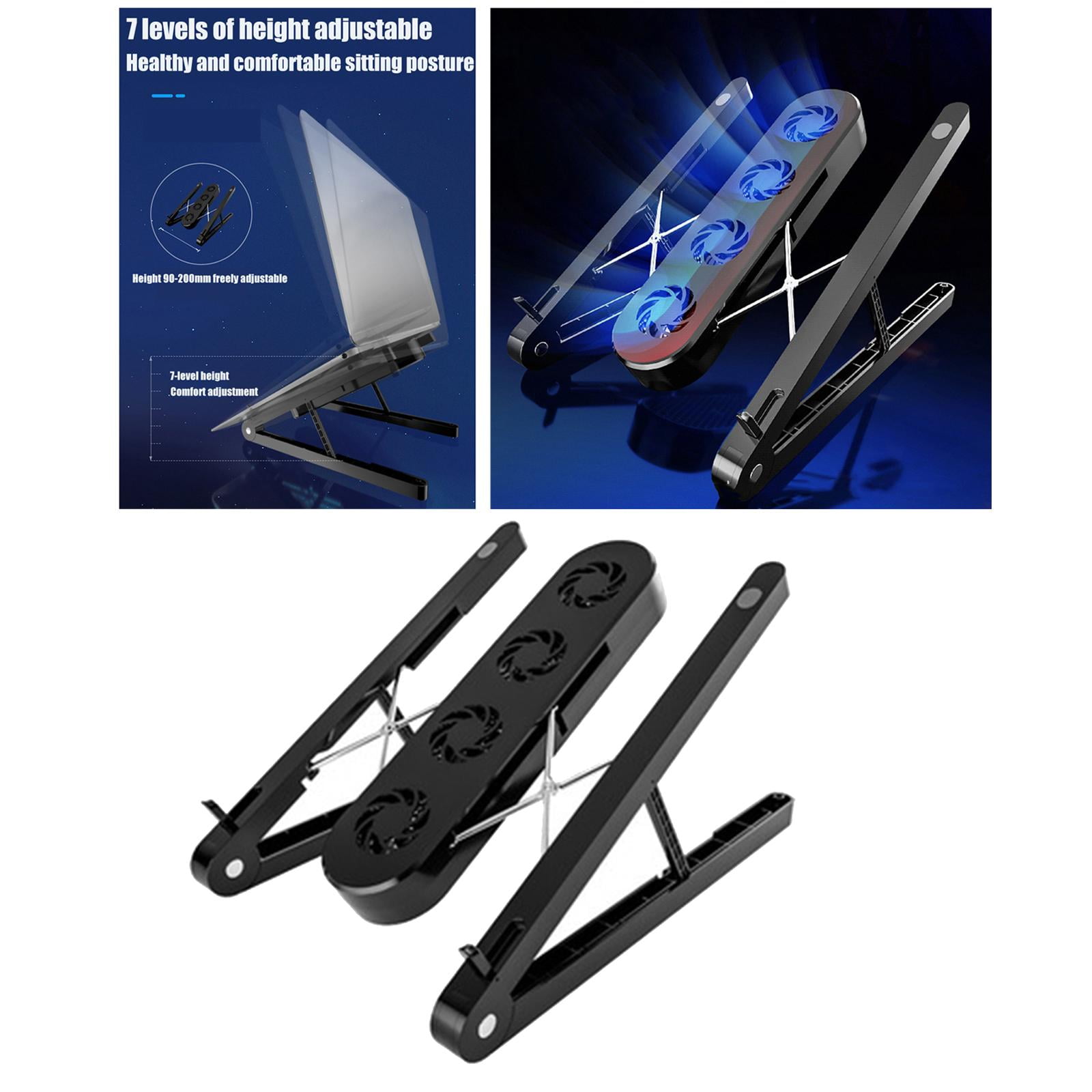 Laptop Stand, Foldable Portable Desktop Computer Laptop Holder, 7 Angle Laptop Mount, Suitable for All Laptops and