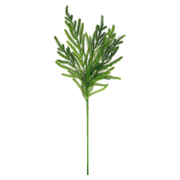 Yhmxh Christmas Decorations 6 Pcs Christmas Norfolk Branches, 17.7 Inch Norfolk Artificial Christmas Branches DIY Crafts Faux Christmas Norfolk Branches For Xmas Indoor Outdoor Home Dec Pine Branches