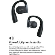 Cleer ARC II Open-Ear True Wireless Bluetooth Headphones, IPX5 Waterproof, 35-Hour Playtime, Light Grey