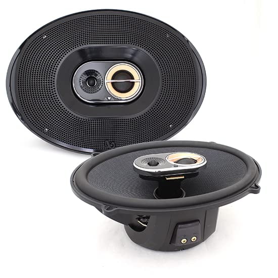 Bocinas coaxiales para auto 6x9" 360W de 3 vías