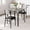 Gray, variant on EastVita Dining Table for 2, Small Table and Chairs Set of 2, Square Dinette Set for 2, Dinner Table Set, 3 Piece Kitchen & Dining Room Sets for Small Space