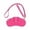 Hot Pink, variant on Lenkho Vintage Leather Sunglasses Case with Detachable Crossbody Strap, Lightweight Shock‑Resistant Eyeglass Holder, Portable Protective Glasses Pouch for Women & Men