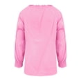 thumbnail image 4 of Algodón Falda Larga Mujeres Nuevo Casual Algodón Y Lino Manga Corta Pullover, V-Cuello Puerta Tubo Multi-Color Top, 4 of 6