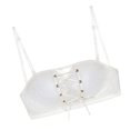 thumbnail image 4 of Sujetador de mujer sin tirantes Hacer subir Sujetador acolchado sin alambre Bralette Girl Slim Fit Chest Wrap Underwear, Blanco, 36 / 80A Methold AP001241-02B, 4 of 7