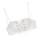 thumbnail image 4 of Sujetador de mujer sin tirantes Hacer subir Sujetador acolchado sin alambre Bralette Girl Slim Fit Chest Wrap Underwear, Blanco, 36 / 80A Methold AP001241-02B, 4 of 7